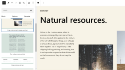 Gutenberg 10.5 Embeds PDFs, Adds Verse Block Color Options, and Introduces New Patterns