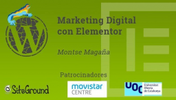 [ONLINE] Marketing Digital con Elementor