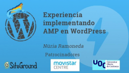 Experiencia implementando AMP en WordPress