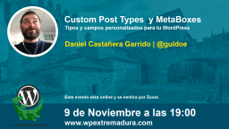 Custom Post Types y MetaBoxes