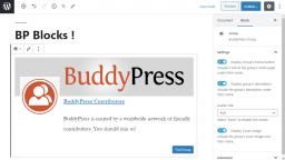 BuddyPress 6.0.0 Released with New Group and Members Blocks