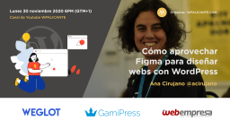 [ONLINE] Cómo aprovechar Figma para diseñar webs con WordPress