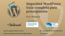 [ONLINE] Seguridad WordPress: Guía completa para principiantes.