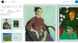 Gutenberg 9.1 Adds Patterns Category Dropdown and Reverts Block-Based Widgets in the Customizer