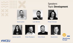 Fifth group of #WCEU speakers – Development (Group I)