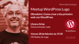 Obradoiro: Como crear a túa primeira web con WordPress