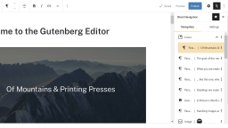 Block Navigation Plugin Provides Missing Context-Based Outline for the WordPress Editor