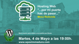 Hosting Web ... por mi puerta has de pasar..