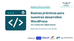 Buenas prácticas para nuestros desarrollos WordPress