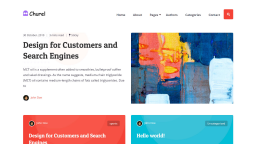 Churel Is a Colorful and Minimalist Block-Ready WordPress Theme