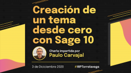 Creación de un tema desde cero con Sage 10