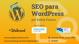 [ONLINE] SEO para WordPress por Estela Franco