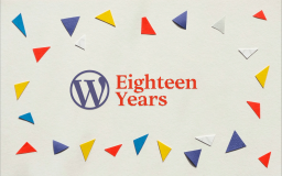 WordPress cumple 18